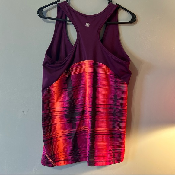 Women's Purple and Pink Tek gear Athletic Tank Top Dry Tek large - Picture 3 of 6